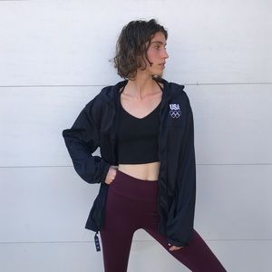 USA Olympics track jacket sz L